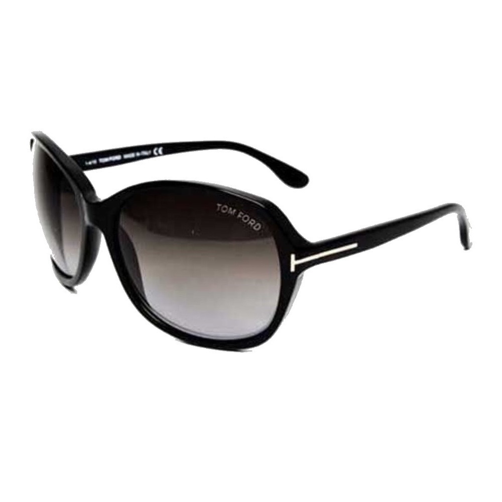 COPY - TOM FORD Sheila Sunglasses TF186 01B Black/Grey Gradient